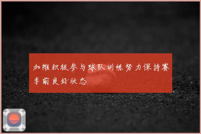 加维积极参与球队训练努力保持赛季前良好状态