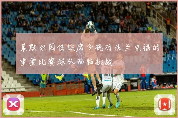 莱默尔因伤缺席今晚对法兰克福的重要比赛球队面临挑战